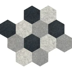 Luxor Reclaim Stick-On Decorative Acoustic Panel Sets^ Bulletin Boards|Acoustic Panels
