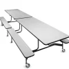 BioFit Rectangle Cafeteria Tables w/Bench Seating^ Cafeteria|Cafeteria Tables