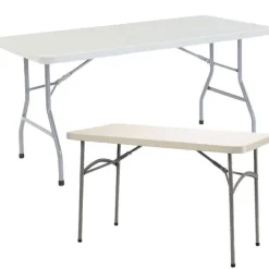 National Public Seating Rectangle Plastic Resin Folding Tables^ Folding