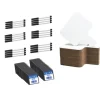 Flipside Products Rectangular Dry Erase Answer Paddles- 24 Pack w/ Markers & Erasers^ Board Accessories