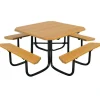 Ultra-Play Recycled Plastic Square Traditional Picnic Tables^ Picnic Tables|Outdoor Picnic