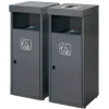Magnuson Retto Outdoor Waste & Recycling Receptacles^ Trash & Recycling Bins