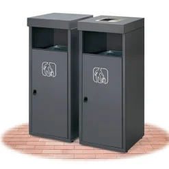 Magnuson Retto Outdoor Waste & Recycling Receptacles^ Trash & Recycling Bins