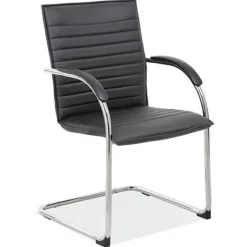 OfficeSource Ridge Collection Guest Chair w/ Sled Base^ Reception & Waiting Room