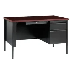 Hirsh Industries Right Hand Single Pedestal Desk - 48