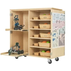 Diversified Spaces Robotics Storage Cabinet^ Lab Storage|Mobile Cabinets