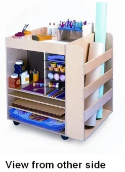 Whitney Brothers Rolling Art Center^ Art Supply Cabinets|Flat File & Paper Racks