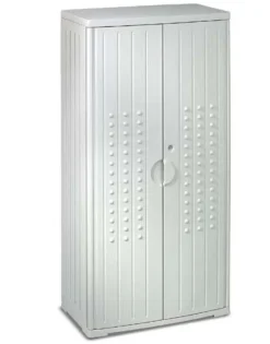 Iceberg Rough n Ready Plastic Resin Storage Cabinets^ Tall Cabinets