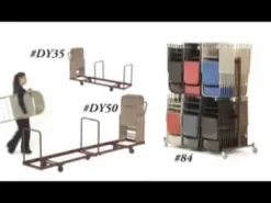 National Public Seating Round Back Metal Folding School Chairs Model 50 (4 Pack)^ Folding Chairs