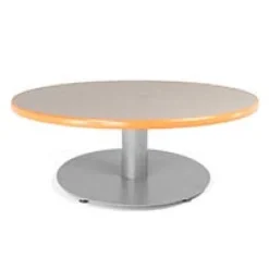 Smith System Round Coffee Table with Circular Base^ Cafe Tables|Café