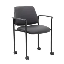 Boss Round Conference Table Set w/ 4 Guest Chairs with Casters^ Conference Table & Chair Packages