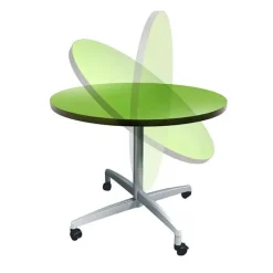 Allied Round Dry Erase Nest and Fold Counter Height Café Tables^ Dry Erase|Cafe Tables