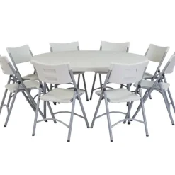 National Public Seating Round Folding Table & Plastic Folding Chair Packages^ Folding Chairs|Folding Tables & Chairs
