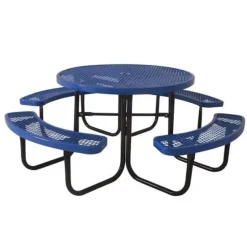 Ultra-Play Round Metal Outdoor Picnic Table^ Picnic Tables|Outdoor Picnic