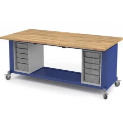 Haskell Rover Makerspace Tables w/o Stools^ Makerspace & Shop