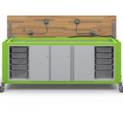 Haskell Rover Mobile Makerspace Powered Tables with Storage^ Makerspace & Shop