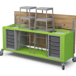 Haskell Rover Mobile Makerspace Tables with Stools^ Makerspace & Shop|Makerspace Stem Packages