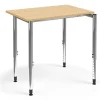 KI Ruckus Adjustable Height Stacng Desks^ Open Front School Desks