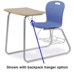 Virco Sage Sled Base Combo Desk^ Combo Chair Desks