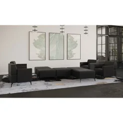 OfficeSource Saxon Three-Seat Bench^ Benches