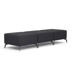 OfficeSource Saxon Three-Seat Bench^ Benches
