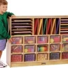 Jonti-Craft Sectional Mobile Cubbie^ Tote & Bin Storage|Cubbies
