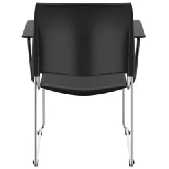 National Public Seating 8700 Series Cafetorium Plush Vinyl Arm Chair^ Padded Stack Chairs