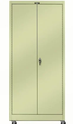 Hallowell 400 Series Mobile Storage Cabinet w/ Solid Doors^ Mobile Cabinets
