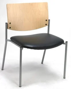 KFI Seating 1300 Series Oversized Chairs w/ Wood Back by KFI^ Reception & Waiting Room|Oversized & Bariatric