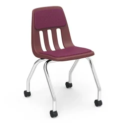 Virco 9000 Series Padded School Chair w/ Casters^ Computer Chairs|Padded Stack Chairs