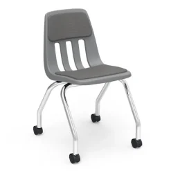 Virco 9000 Series Padded School Chair w/ Casters^ Computer Chairs|Padded Stack Chairs