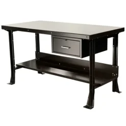 Montisa 500 Series Stamped Leg Workbenches^ Makerspace & Shop