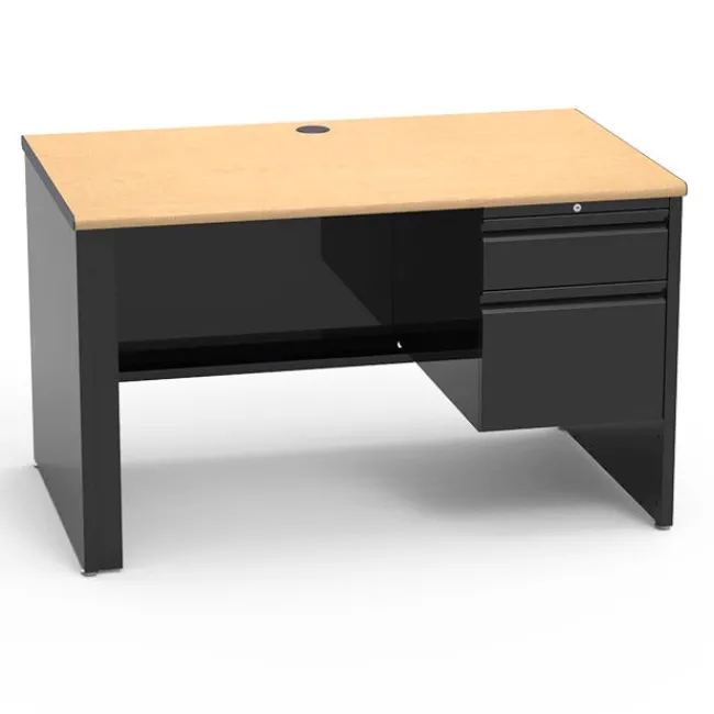 Virco 53 Series Teacher Desk w/ Single Pedestal^ Teacher Desks|Instructor Desks