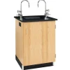 Diversified Spaces Service Island with Solid Epoxy Top^ Clean-Up & Portable Sink Units