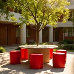 Tenjam Session Circle Plastic Stool Seating^ Soft Seating|Flexible Seating
