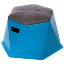 Tenjam Session Twisted Hex Plastic Padded Stacking Stools^Kids Kids Chairs|Flexible Seating