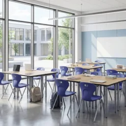 Allied Set of 24 Velocity Rectangle Desks & 24 Oracle 4-Leg Chair Package^ Desk & Chair Packages|Classroom Desks & Chairs