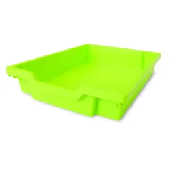 Whitney Plus Shallow Gratnell Green Storage Tray^ Tote & Bin Storage
