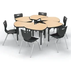 Mooreco Shapes Desk & Hierarchy Chair Packages^ Collaborative Desks|Desk & Chair Packages