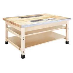 Diversified Spaces Sheet Metal Bench^ Makerspace & Shop
