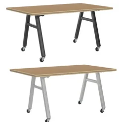 Diversified Spaces Shop Top A-Frame Tables^ Makerspace & Shop