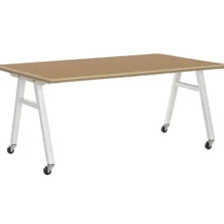 Diversified Spaces Shop Top A-Frame Tables^ Makerspace & Shop