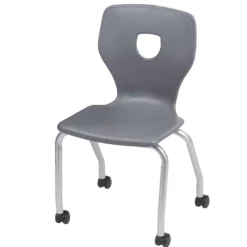 Columbia Silhoflex Stacking Chair with Casters (16