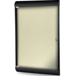 Ghent Silhouette Enclosed Board w/ Prematak Vinyl Tackboard^ Enclosed Boards