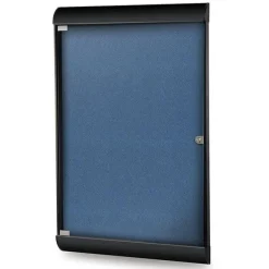 Ghent Silhouette Enclosed Board w/ Prematak Vinyl Tackboard^ Enclosed Boards