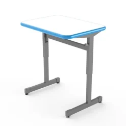 Smith System Silhouette Student Desk with Dry Erase Laminate Top^ Dry Erase Desks