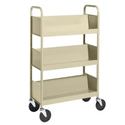 BioFit Single-Sided 3-Shelf Combination Cart w/ Sloped Shelves - 47