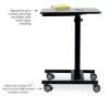 National Public Seating Sit+Stand Student's Desk (26" x 21")^ Stand-Up Student Desks