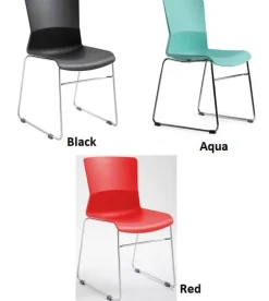 OFD Office Furniture Sled Base Plastic Stack Chair^ Plastic Stacking Chairs
