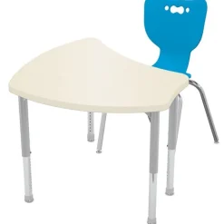 Mooreco Small Shapes Desk + Hierarchy 4-Leg Chair Bundle Set^ Desk & Chair Packages|Classroom Desks & Chairs